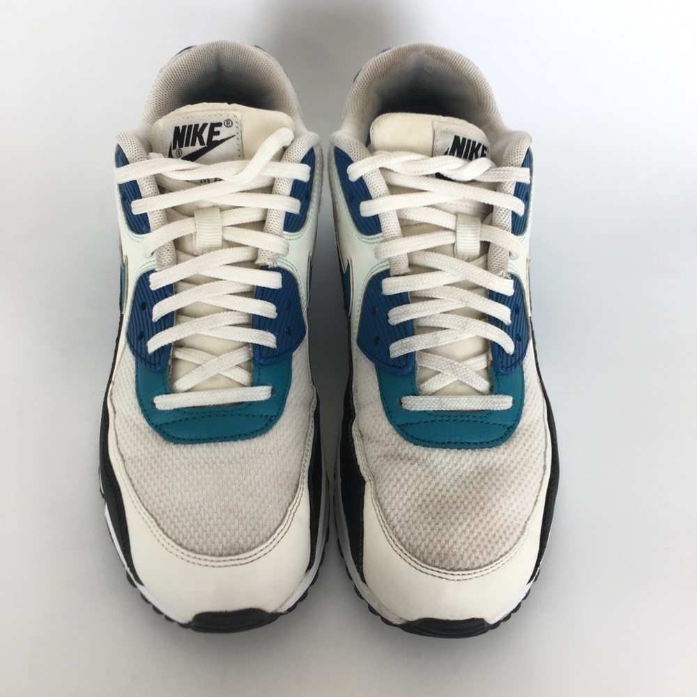 Nike Air Max 90s OG Women’s Shoes Blue White Sneakers Women’s Size 9 - Picture 2 of 15